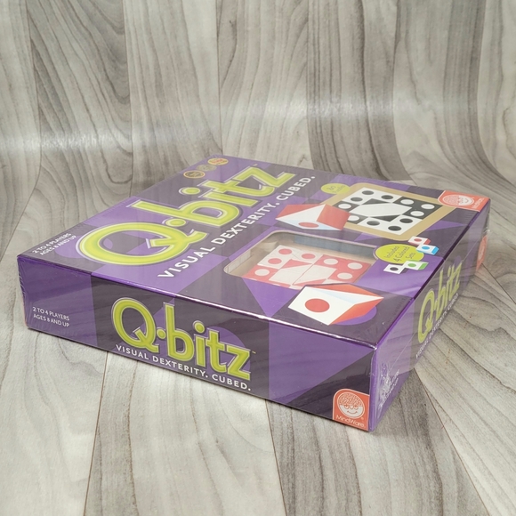 Q-bitz Visual Dexterity Cubed Game For 2-4 Players Ages 8+ New Sealed - Picture 4 of 4
